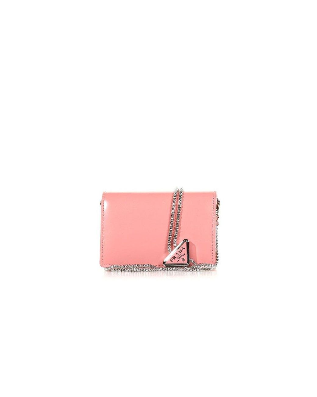 PRADA Brand-plaque mini-pouch shell cross-body bag