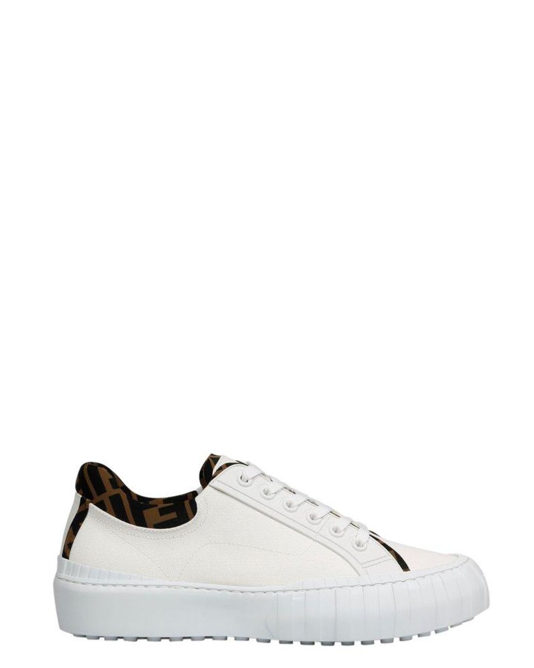 Fendi lace shop up sneakers