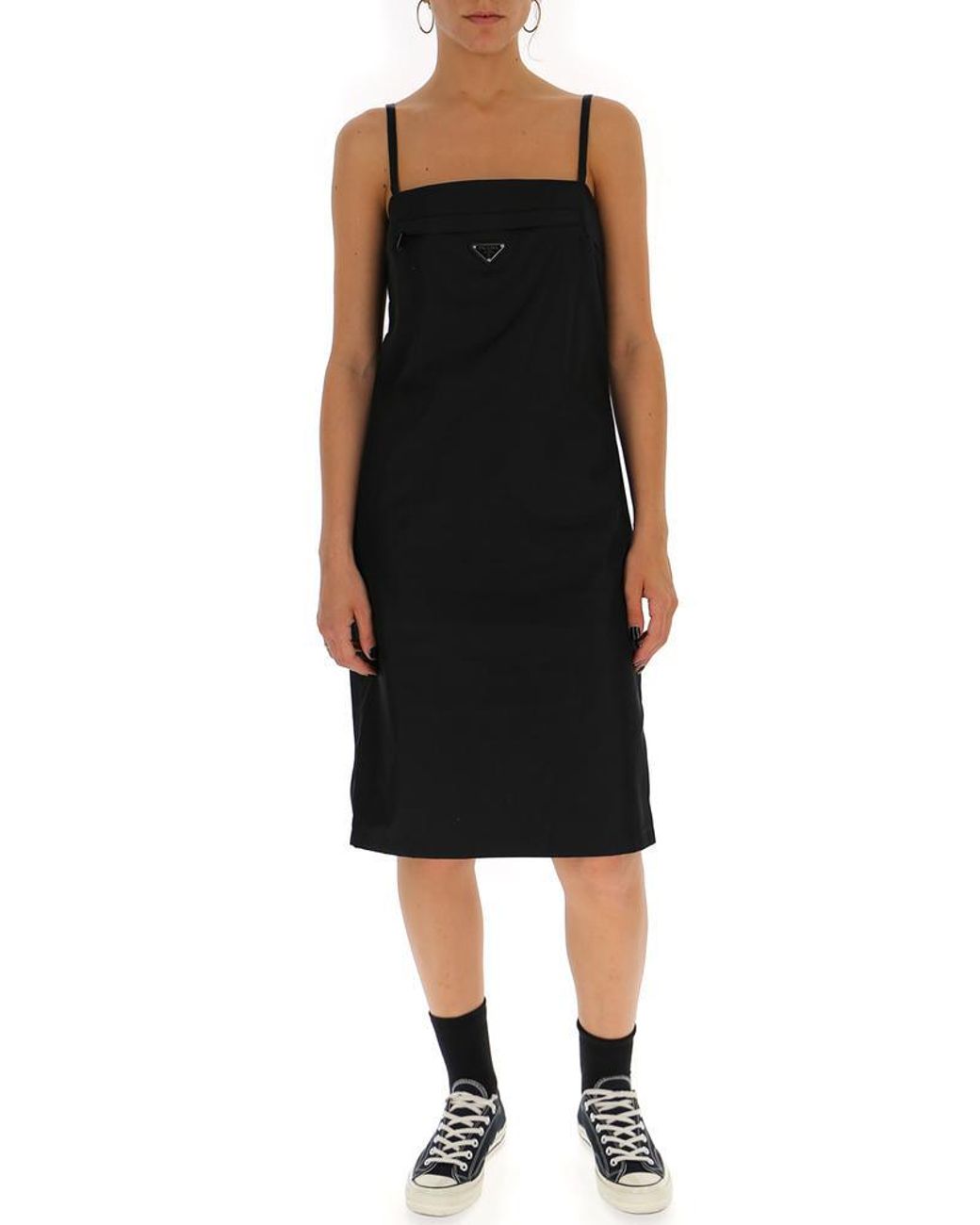 Prada black online nylon dress
