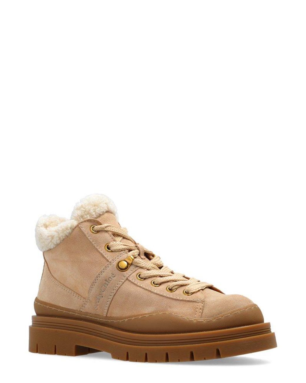 Chloe lace up ankle boots discount