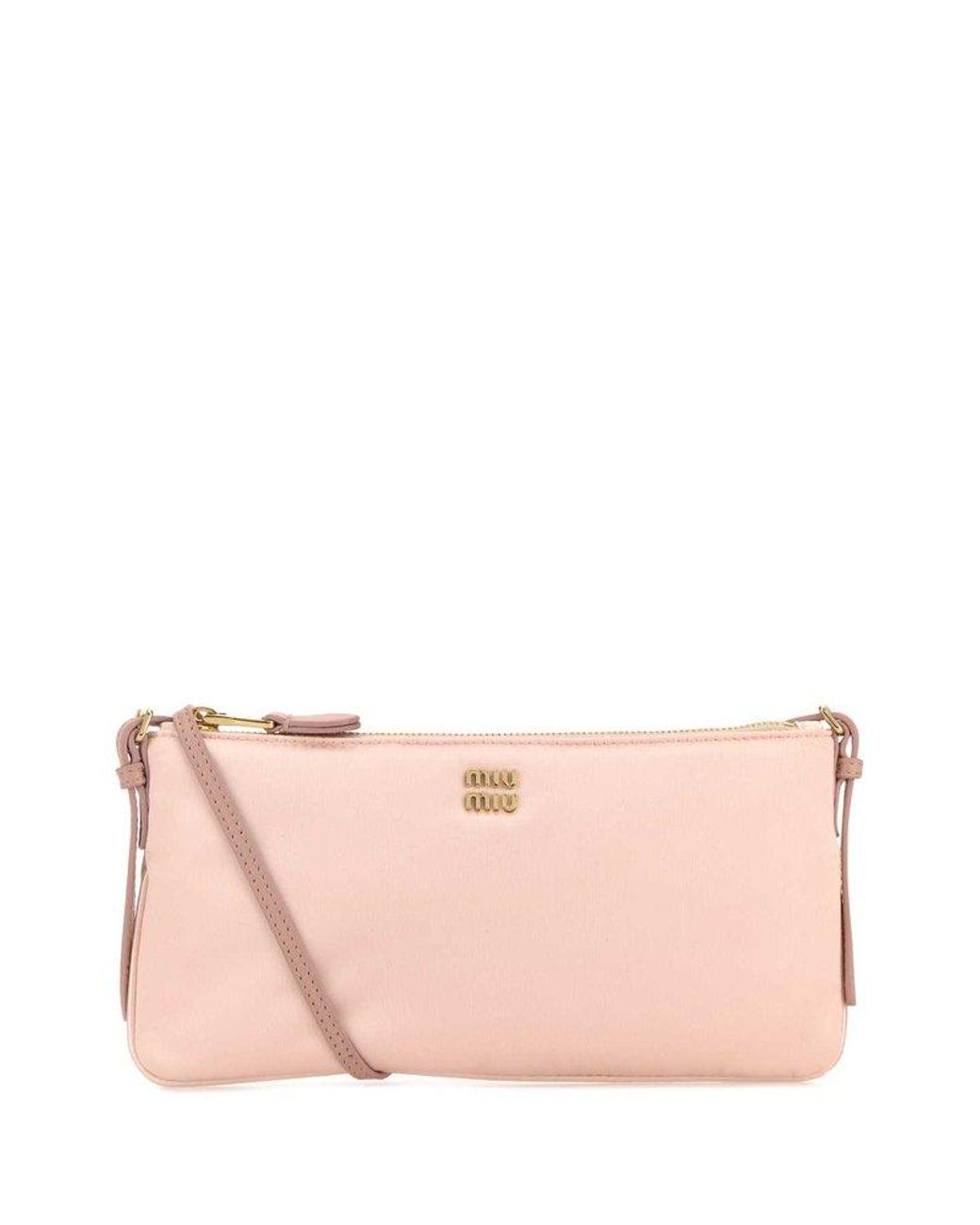 【MIU MIU】logo patch pouch ロゴパッチポーチ MIU MIU】logo patch pouch ロゴパッチポーチ