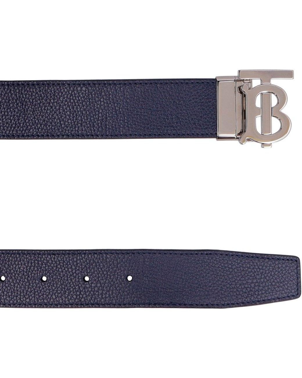 Burberry best sale belt blue