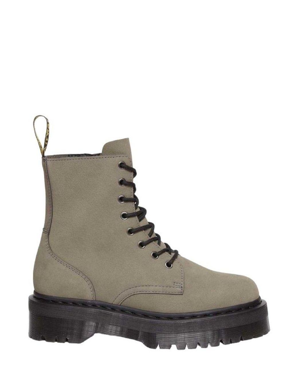 Dr. Martens Jadon Iii Lace up Boots in Brown Lyst