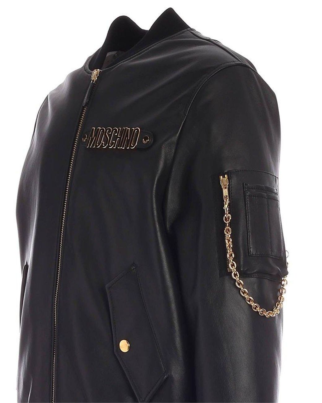 Moschino bomber jacket mens deals
