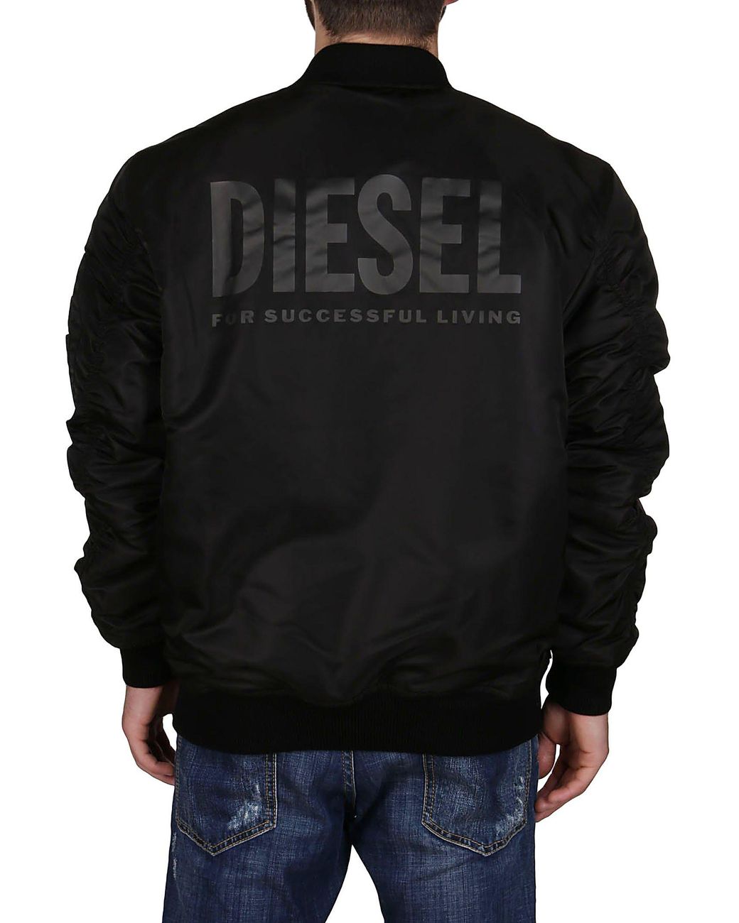 DIESEL J-ross-rev-a Reversible Bomber Jacket in Black for ...