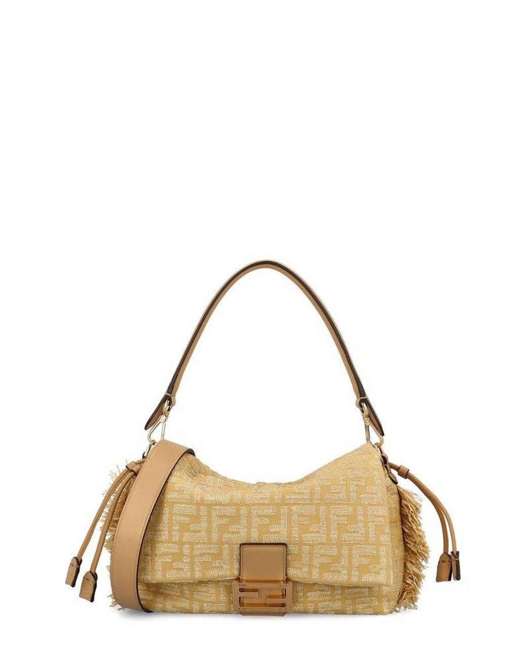 ショルダーバッグ・ポシェット FENDI 'Mamma Baguette Medium' shoulder bag Mamma Baguette Medium Leather Black | Fendi