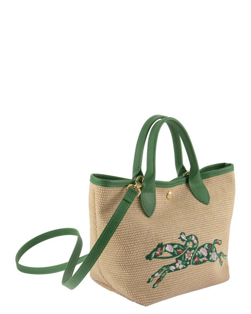 Longchamp Le Panier Pliage - Hand Bag S in Green | Lyst