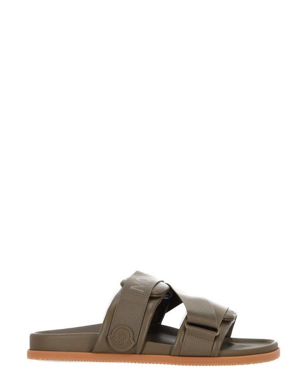【関税＆送料込み】Moncler Mon Summer Slides Moncler Men's Mon Summer Slide Sandals | Neiman Marcus
