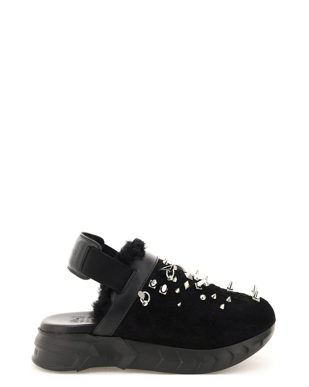 Givenchy Marshmallow Studded Sandals in Black Lyst