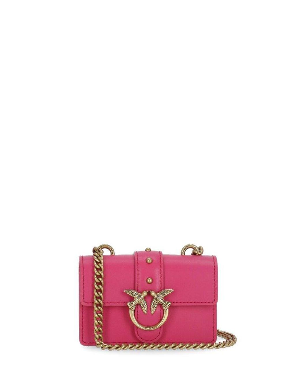 Pinko Love One Simply Micro Bag in Pink | Lyst