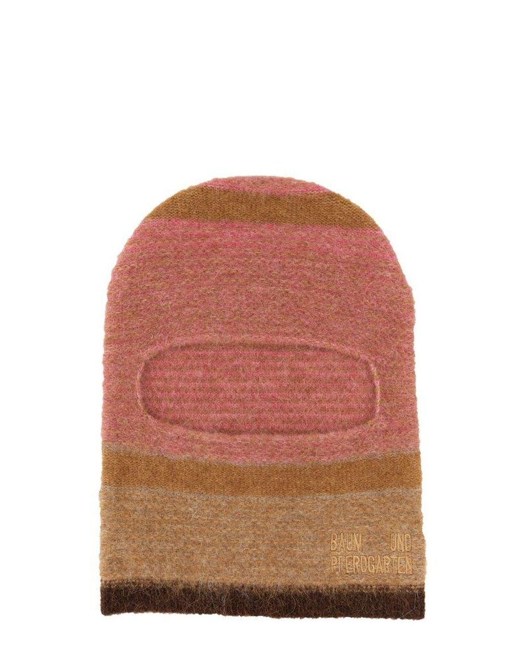 Pink & Orange Color Block Beanie