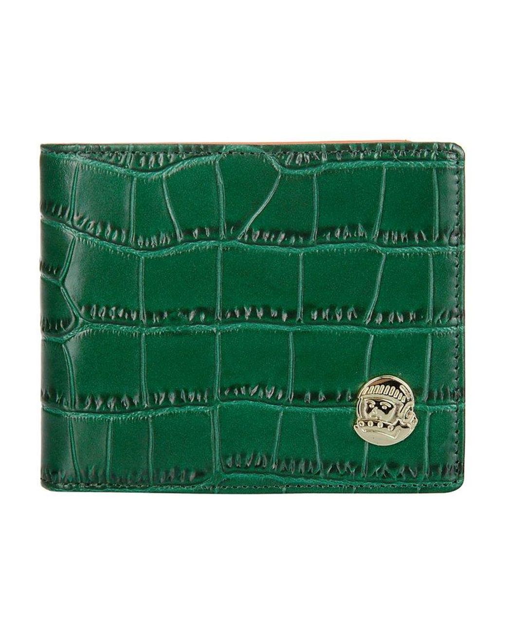 BBCICECREAM Logo Plaque Embossed Bifold Wallet in Green for Men Lyst