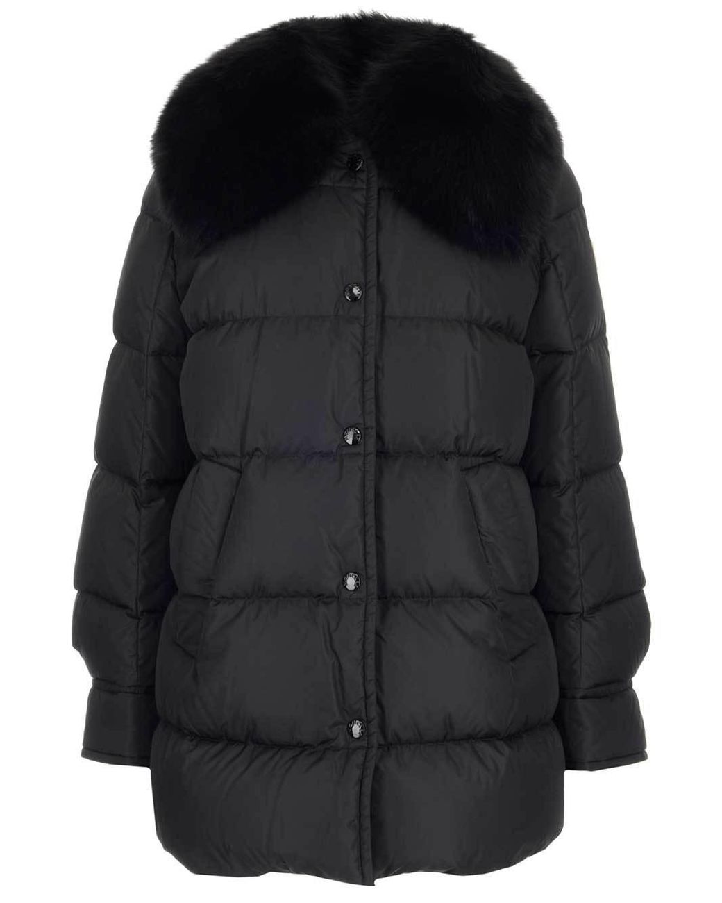 Moncler Mesange Down Jacket in Black | Lyst