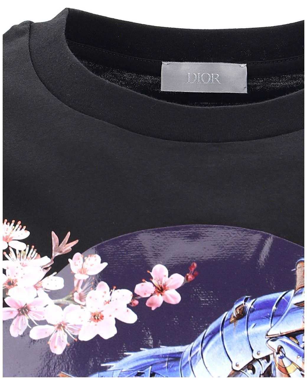 Homme Dior Sorayama Dinosaur Printed T-shirt Black for | Lyst Australia
