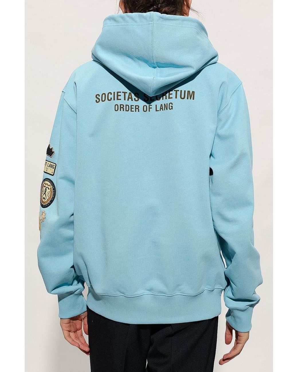 Helmut lang blue hoodie sales