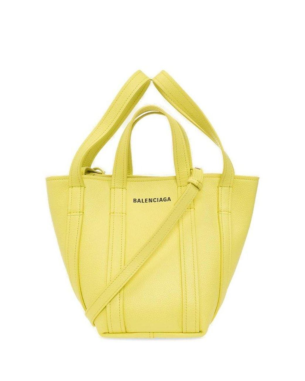 Balenciaga Everyday Xs North-south Bag in Yellow Lyst