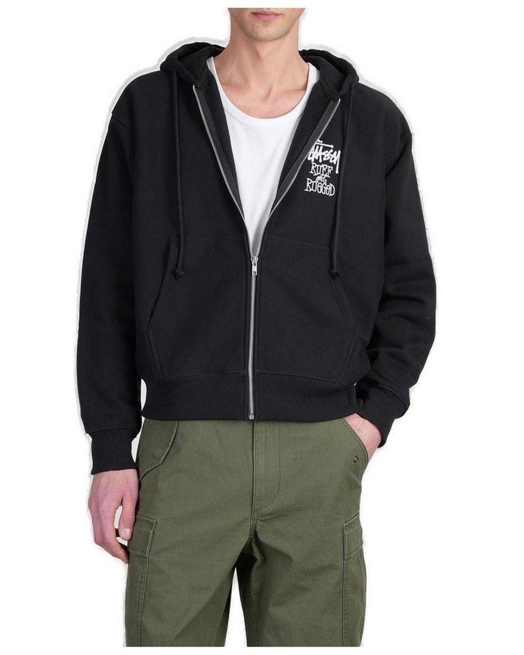 ★送料・関税込★Stussy★Stussy Well Suited Zip Hoodie★Black Stussy - BLACK WELL SUITED ZIP HOODIE – LE LABO STORE