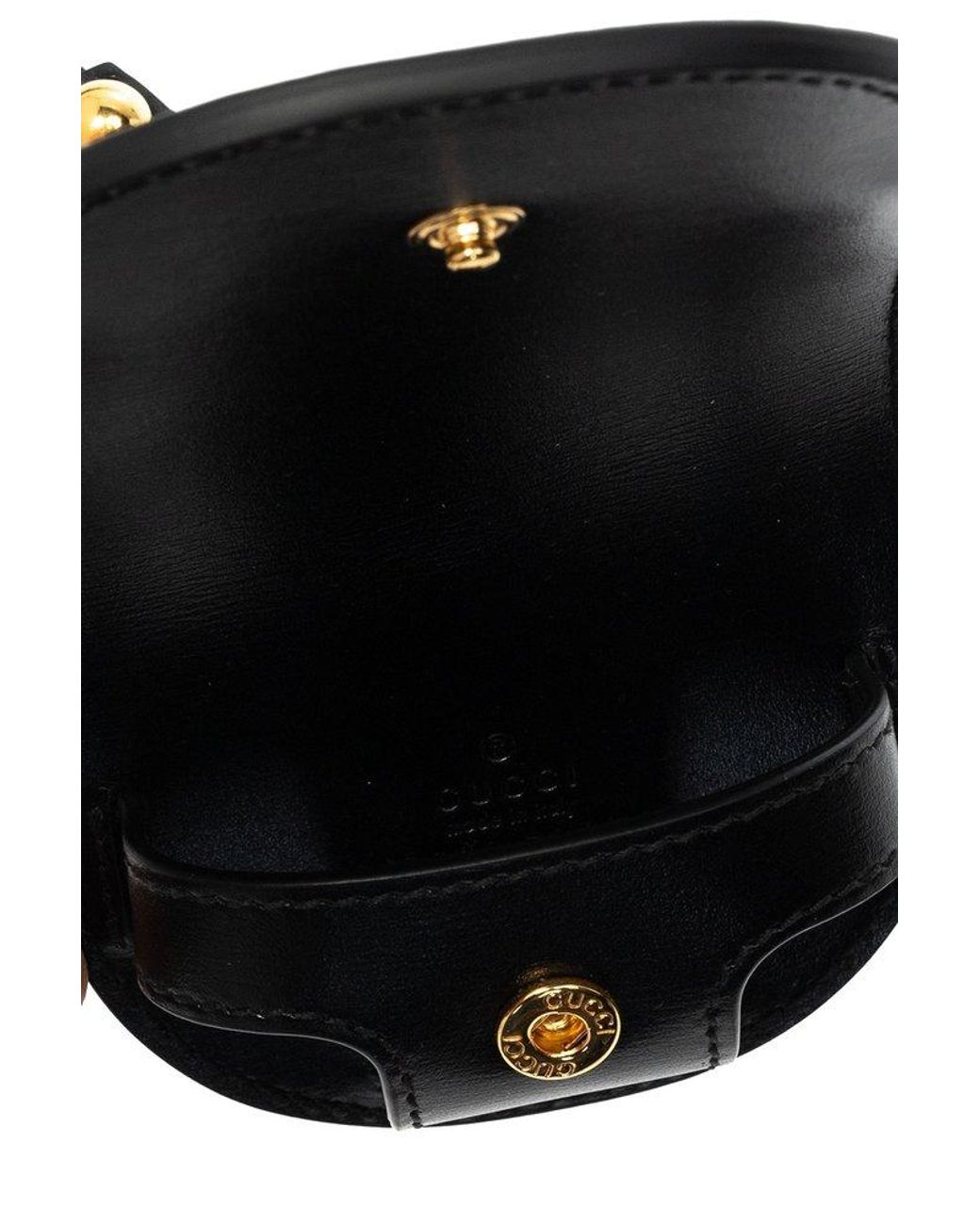 Gucci Horsebit Strapped Airpods Case in Black | Lyst