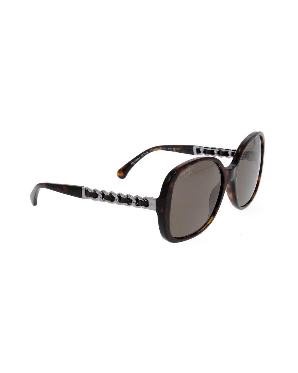 Chanel Oversized Square Frame Sunglasses in Black