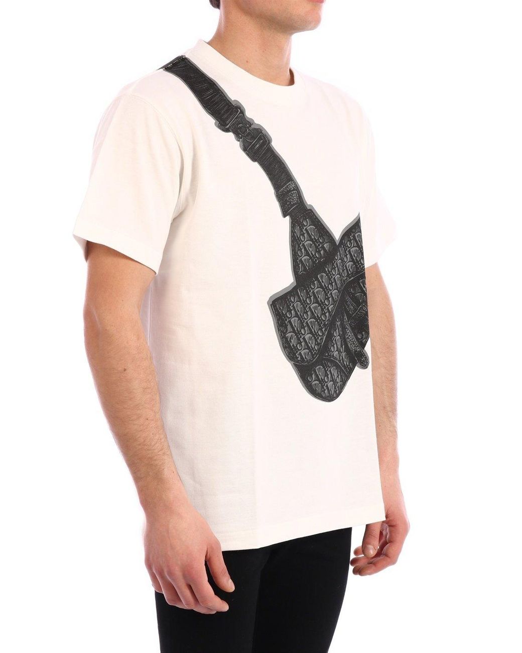 Dior Homme Cotton Saddle Bag Print T 