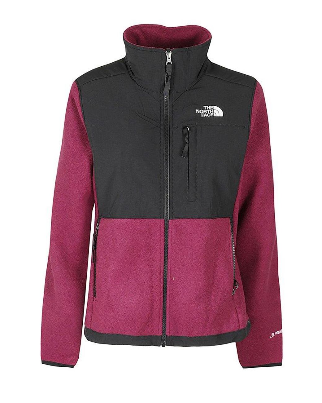 North face deals fleece jacket pink