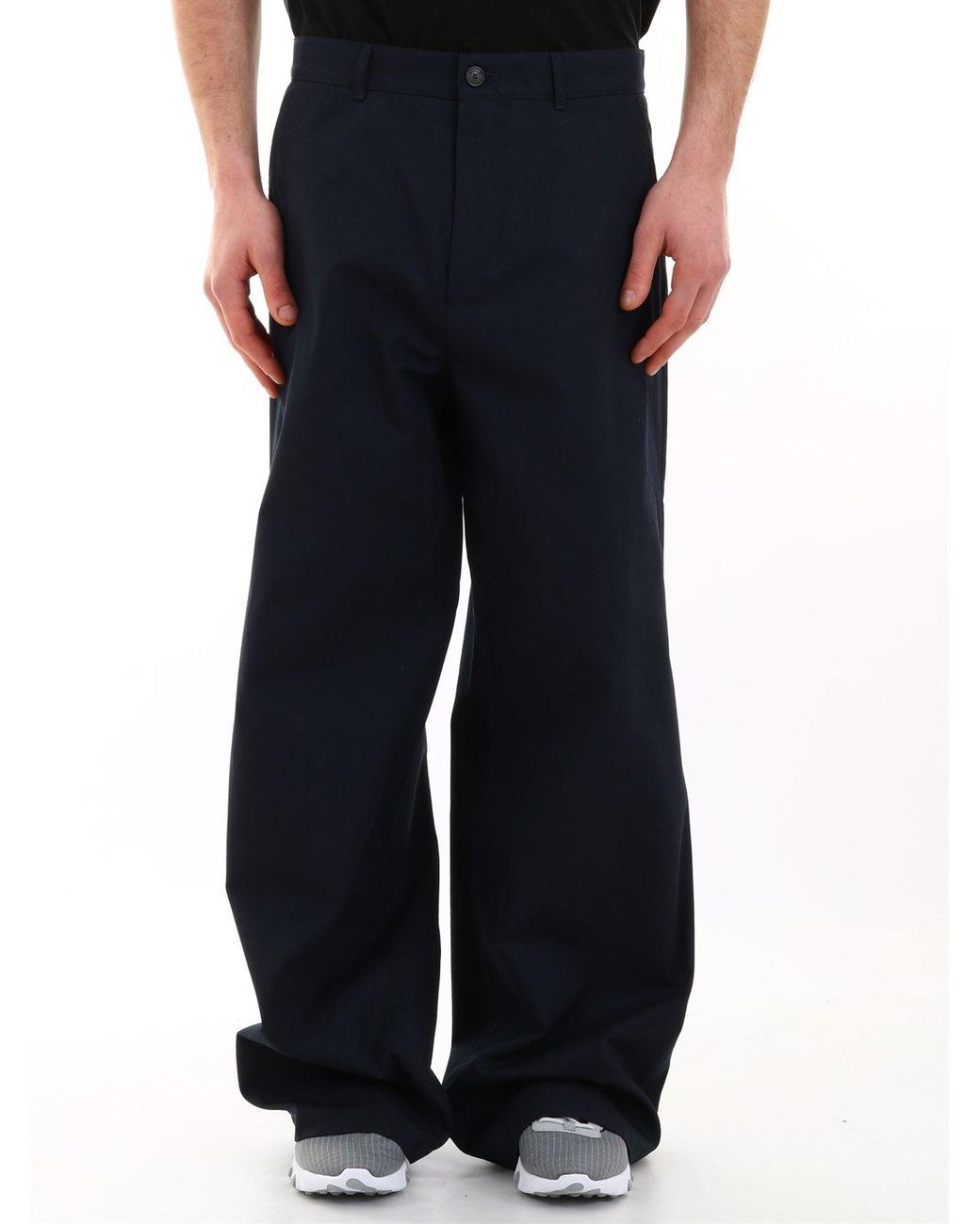 Balenciaga Baggy Pants in Blue for Men | Lyst