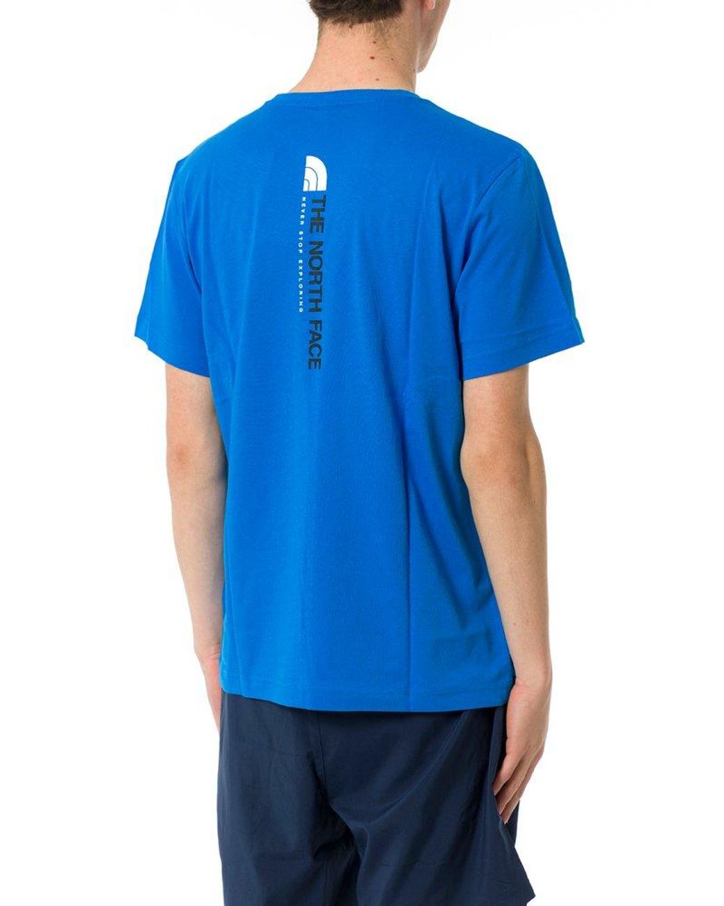 Tシャツ・カットソー THE NORTH FACE 'Vertical' T-shirt Blue Men's Vertical T-Shirt | The North Face FI