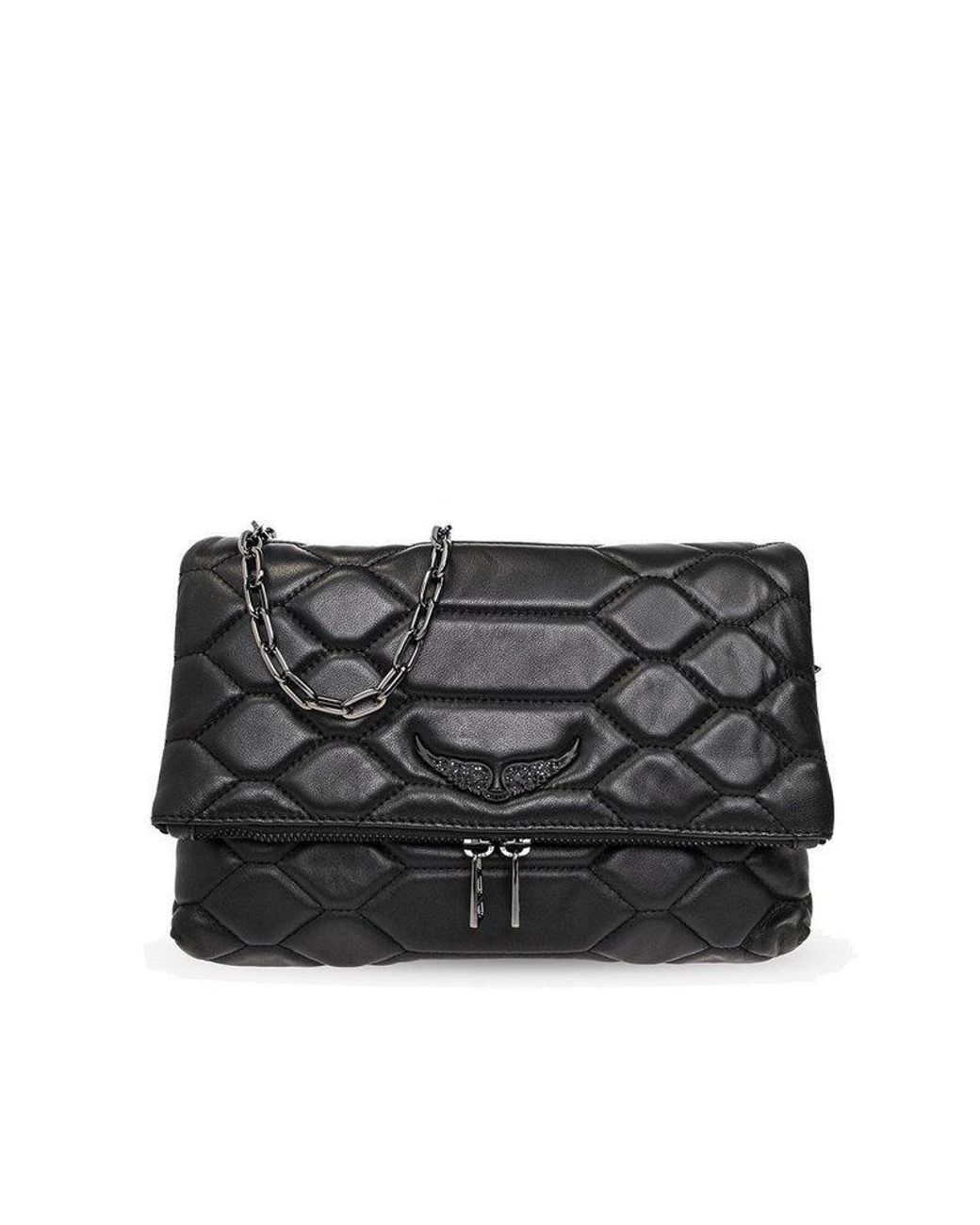 Zadig & Voltaire Shoulder Bag With Logo in Black Lyst