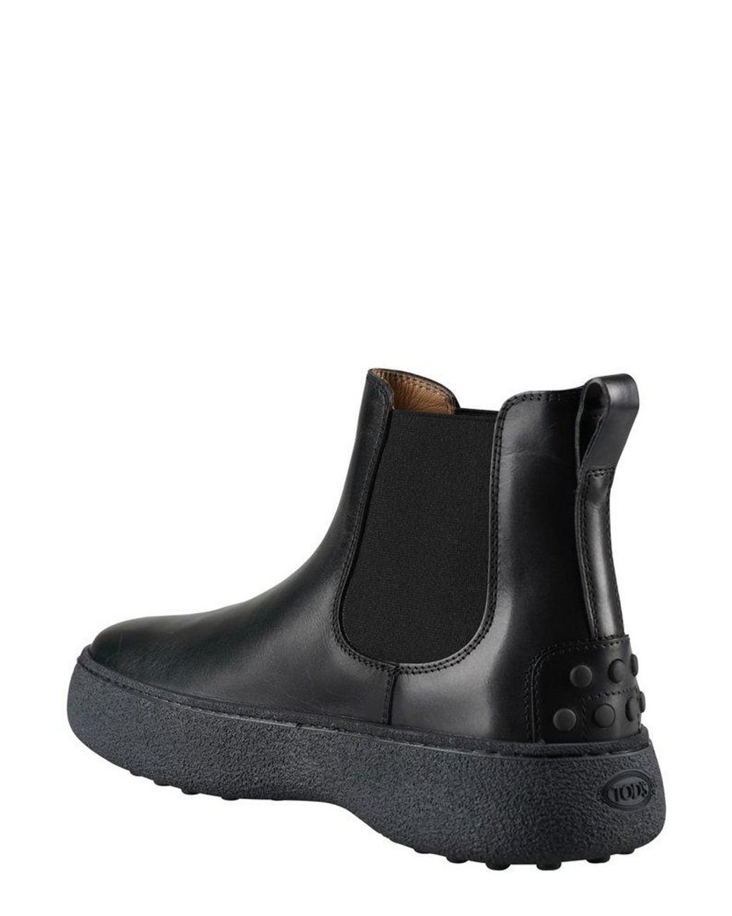 Tod's High-ankle Chelsea Boots in Black for Men | Lyst