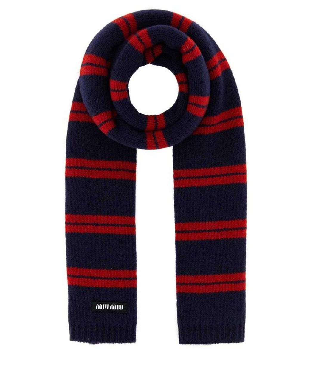 Miu Miu Scarves And Foulards in Blue | Lyst Miu Miu Scarves And Foulards in Blue | Lyst