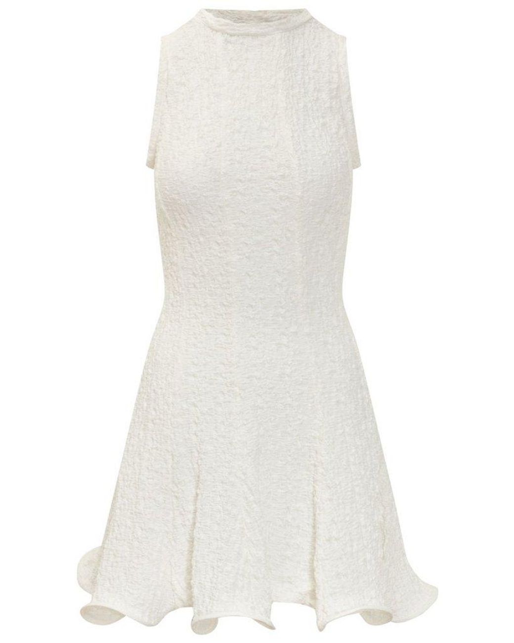 ワンピース Msgm Mini Dress MSGM Cutout gathered shantung mini dress | THE OUTNET
