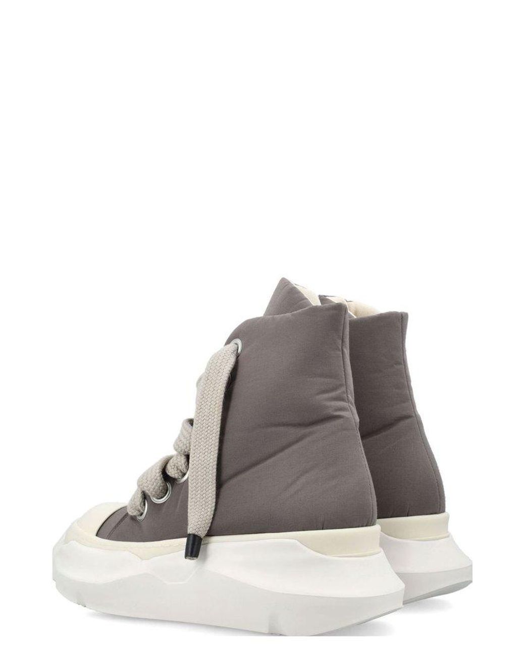RICK OWENS◆ Porterville Jumbolaced スニーカー グレー Rick Owens Gray Porterville Jumbolaced Padded Low Sneakers