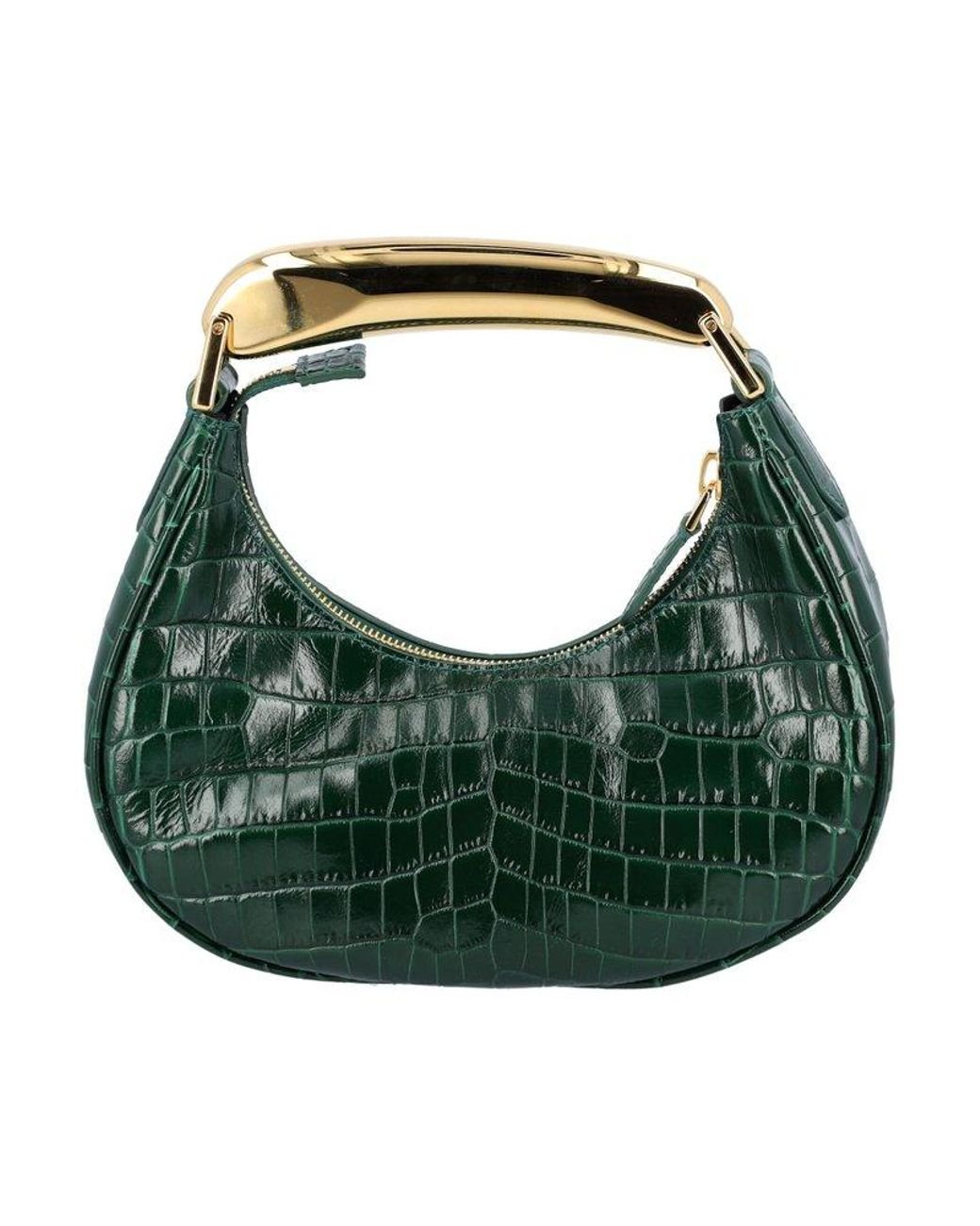 バッグ・カバンその他 TOM FORD Woman Mini bag Green L1470TLCL202 U4023 Tom Ford Bianca Shiny Embossed Mini Hobo Bag in Green | Lyst