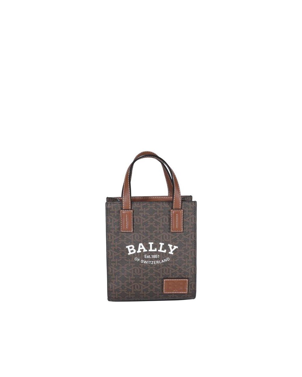 Bally Crystalia Hand Bag in Brown Lyst