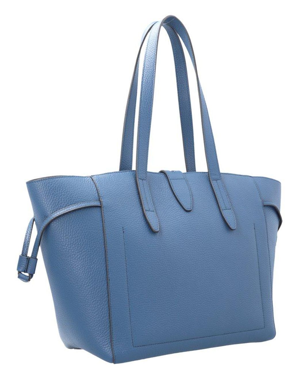Furla Net Logo Detailed Tote Bag in Blue