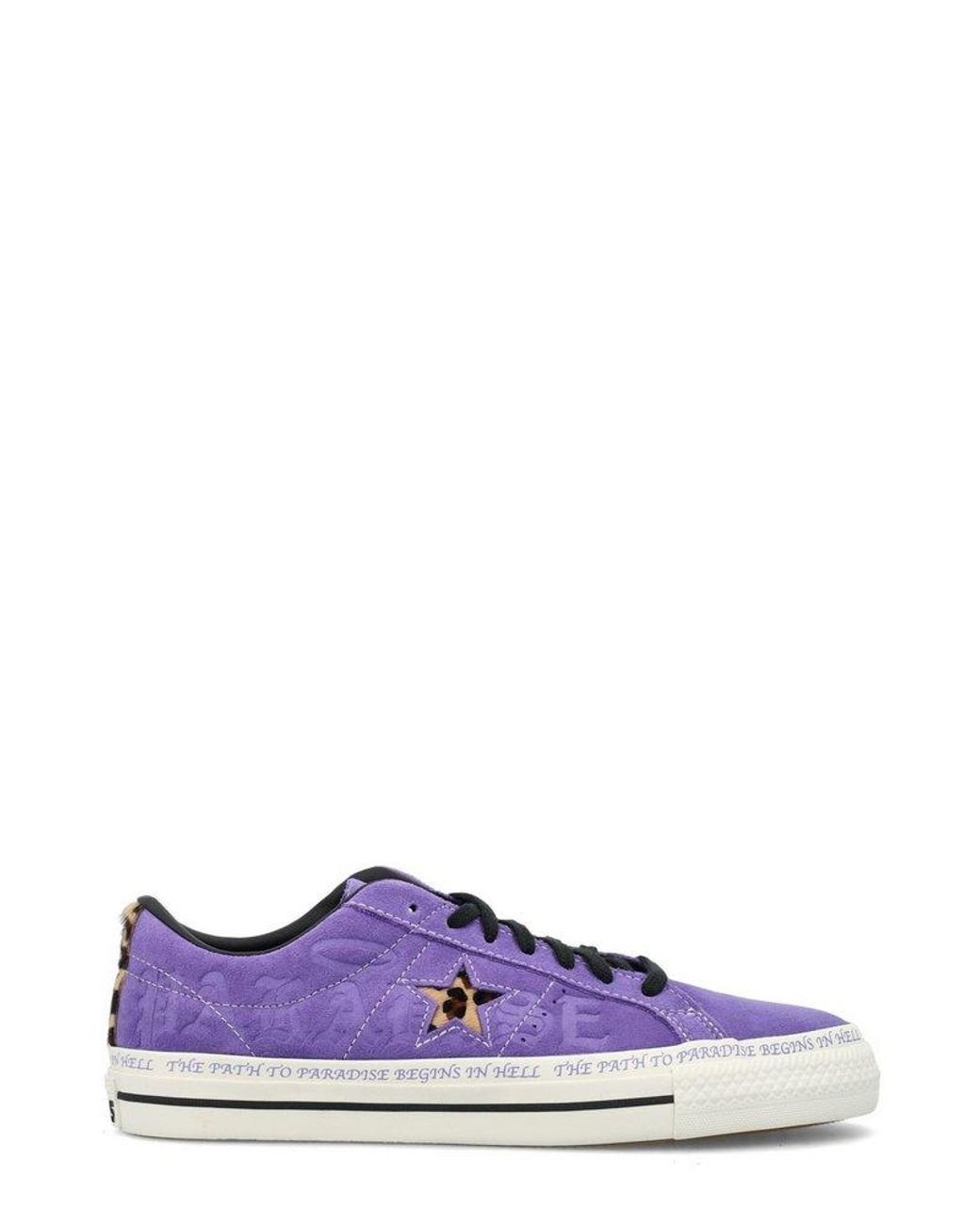 Purple converse 2024 one star