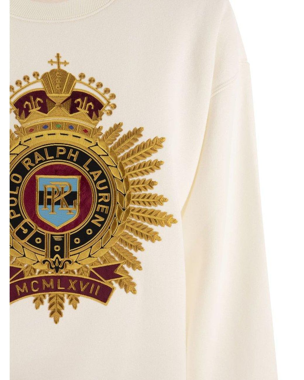 Polo crest sweatshirt best sale
