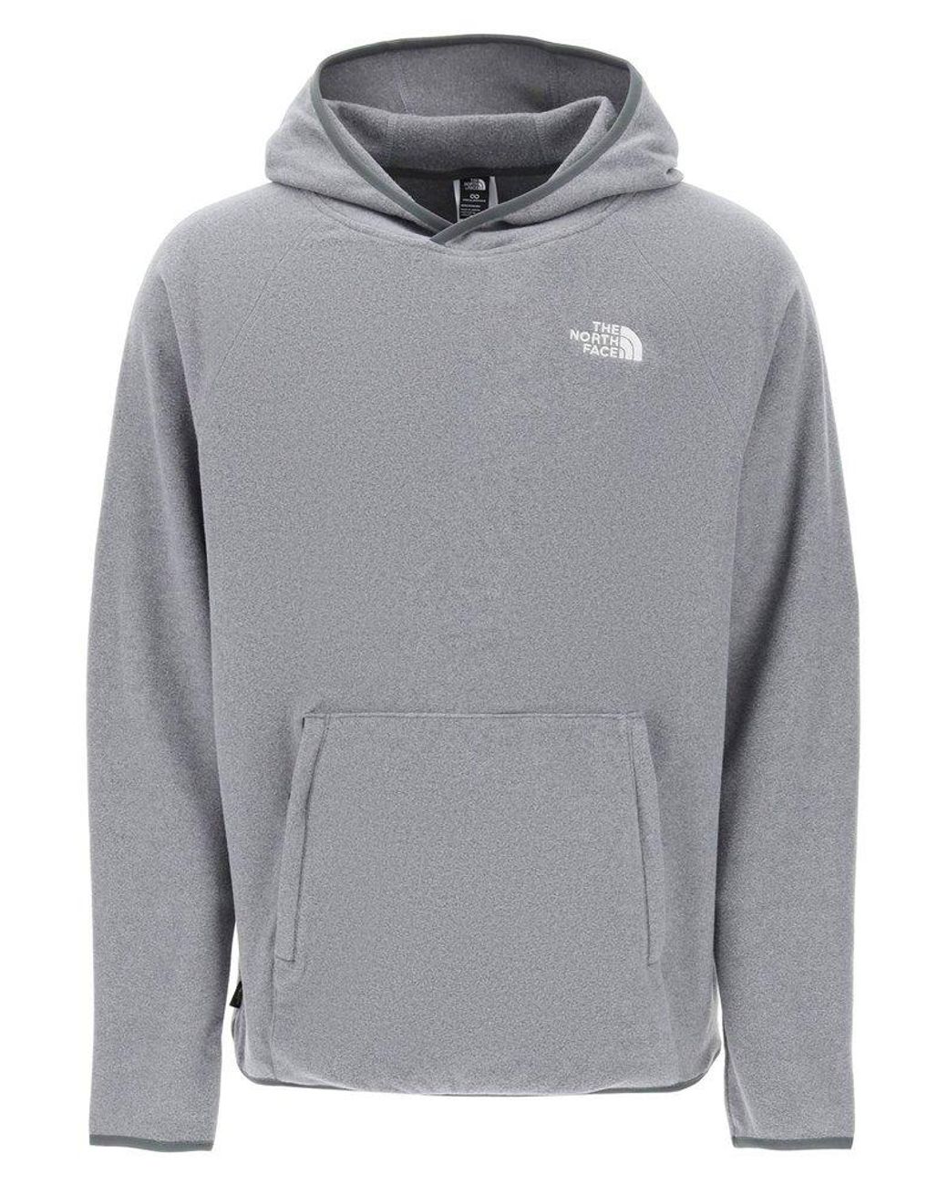 The North Face 100 Glacier Fleece Sweatshirt in Gray for Men Lyst