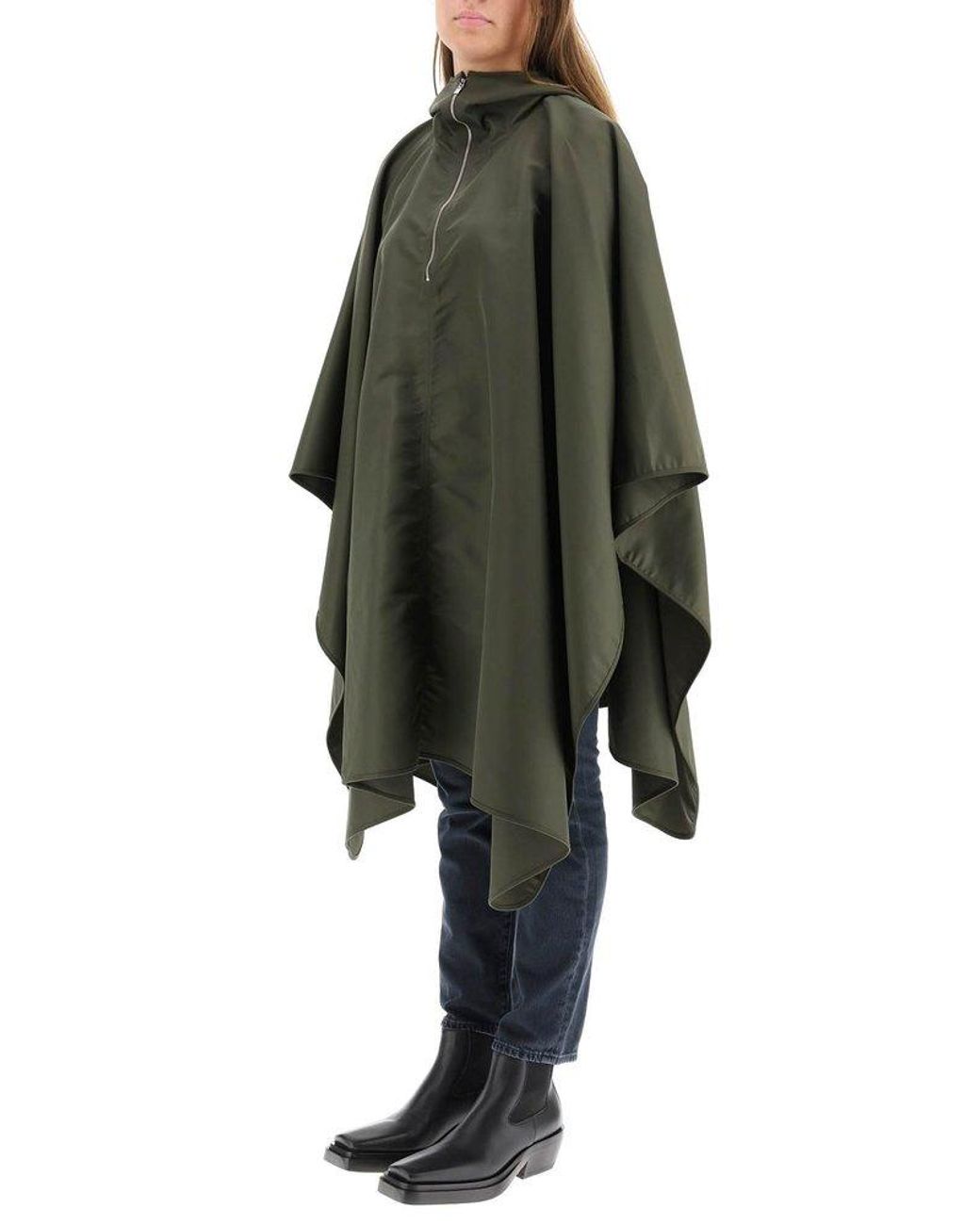 Totême Synthetic Khaki Rain Poncho Womens Clothing Jumpers and knitwear Ponchos and poncho dresses 