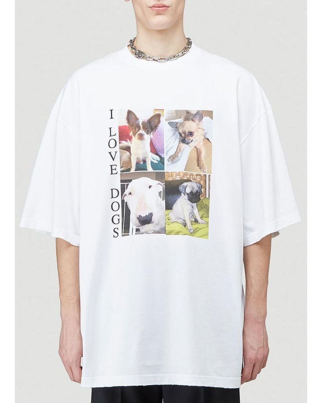 balenciaga dog t shirt