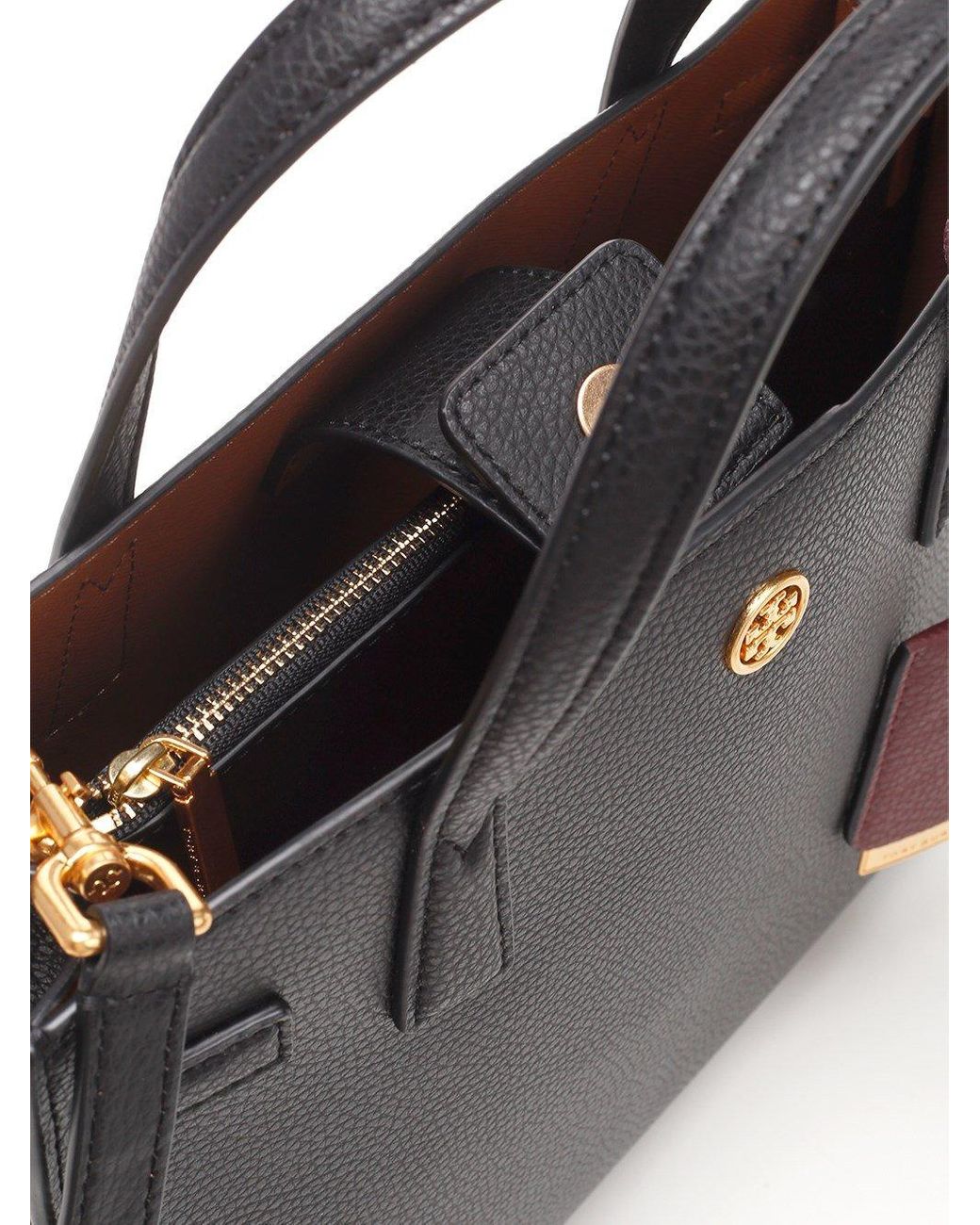 Tory Burch Walker Small Satchel in Black Lyst Canada