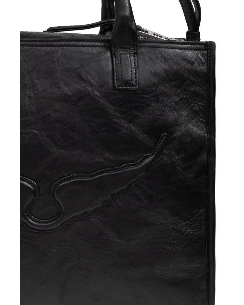 トートバッグ Angel Wings Shopper Bag - Zadig & Voltaire - Leather - Black Zadig&Voltaire Angel Wings Tote Bag | Black | FARFETCH