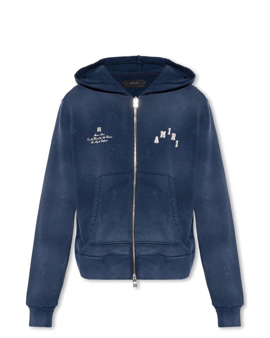 アミリ Amiri Hollywood Zip Hoodie MUSIC CLUB ZIP UP HOODIE - Black | AMIRI