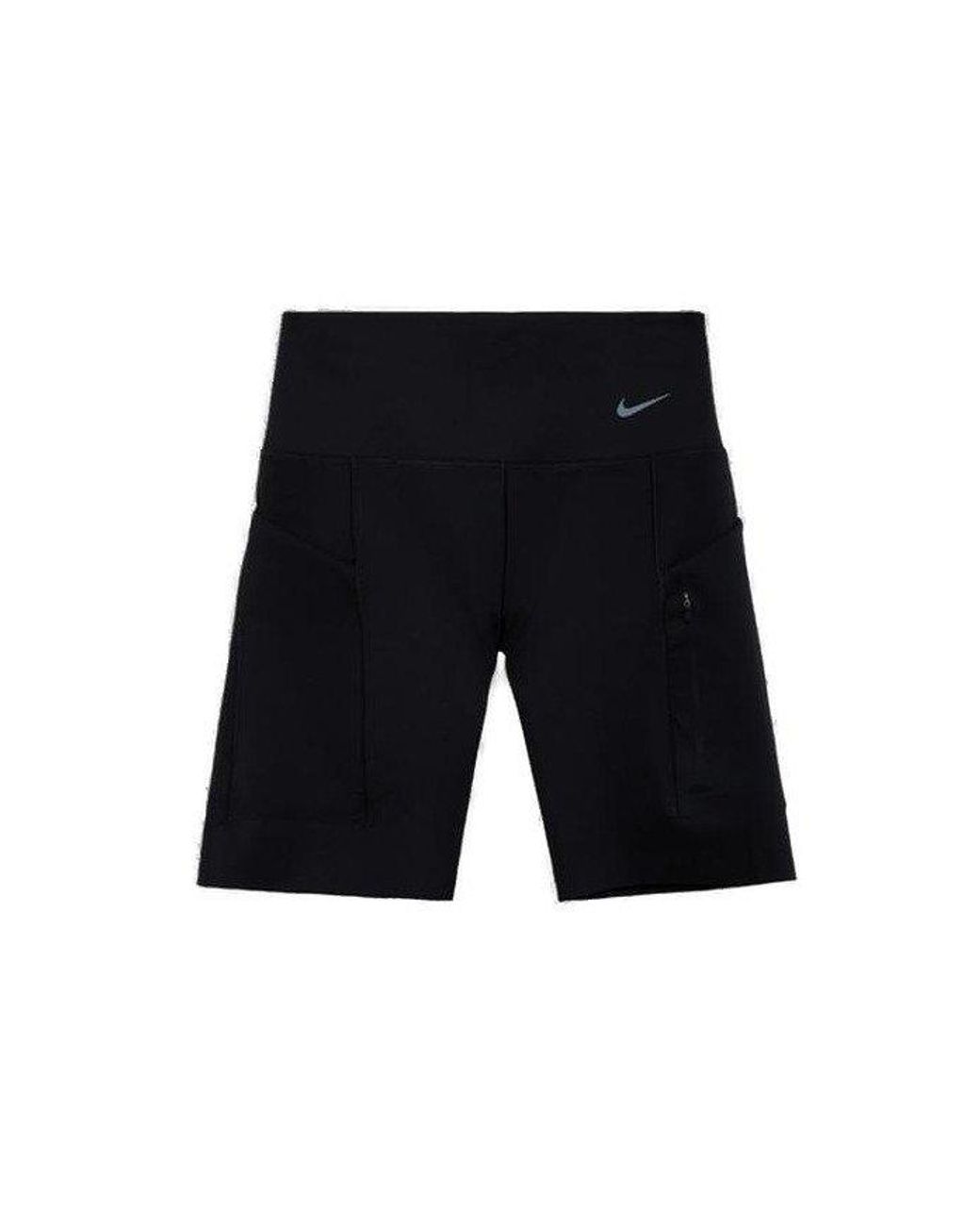 Nike Go Mid-rise Biker Shorts in Black