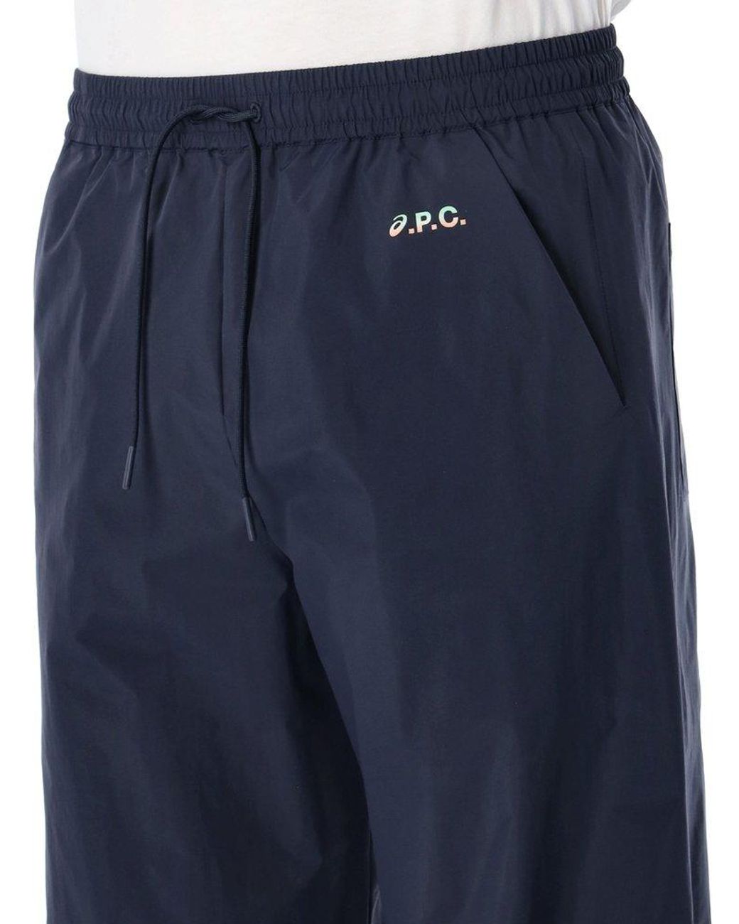 A.P.C. X Asics Haze Drawstring Track Pants in Blue for Men