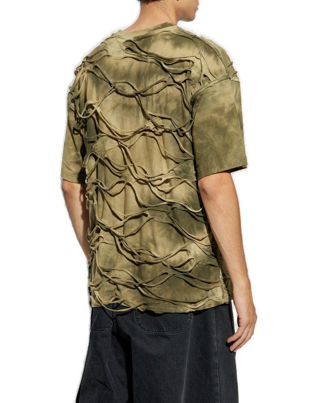 DIESEL ★ T-Boxket タイダイ Tシャツ DIESEL T-Shirt With Logo T-Boxket A14852 in Green for Men | Lyst