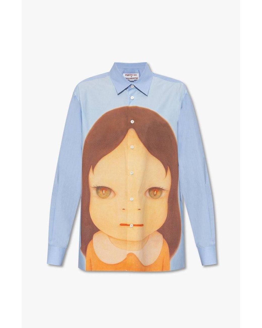 Pull Femme Stella McCartney X Yoshitomo Nara En Coton Marqueté Gris - Taille XS, Occasion Parfait état