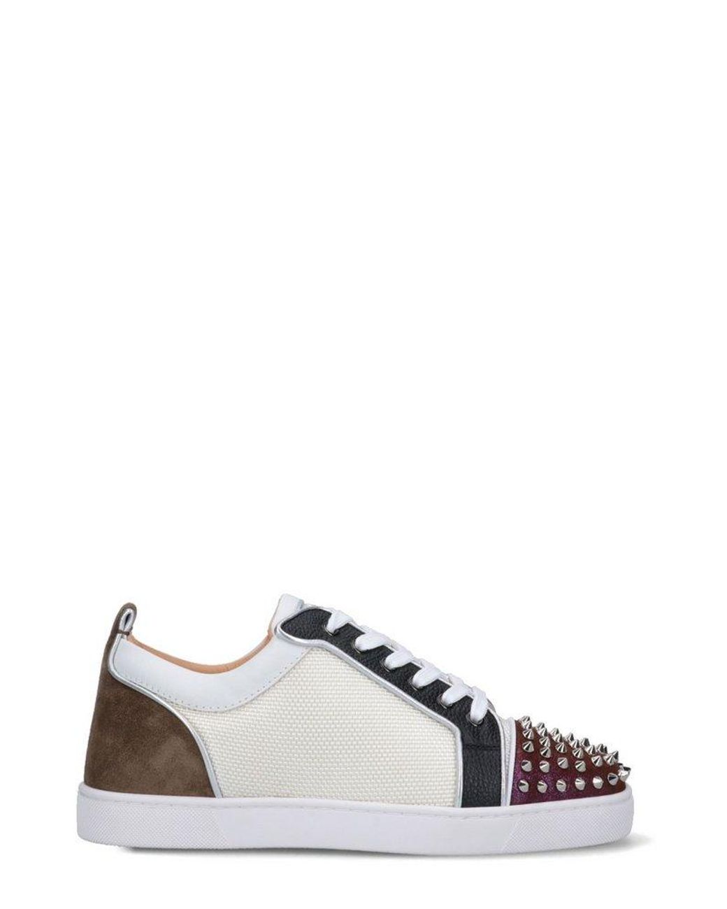 Louis Junior Spikes - Sneakers - Calf leather - White - Christian