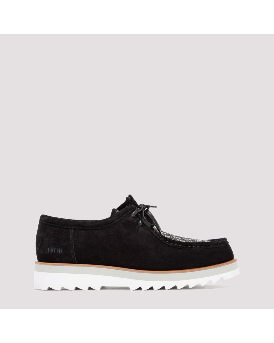 Dior Oblique Derby Shoes in Black for Men | Lyst UK