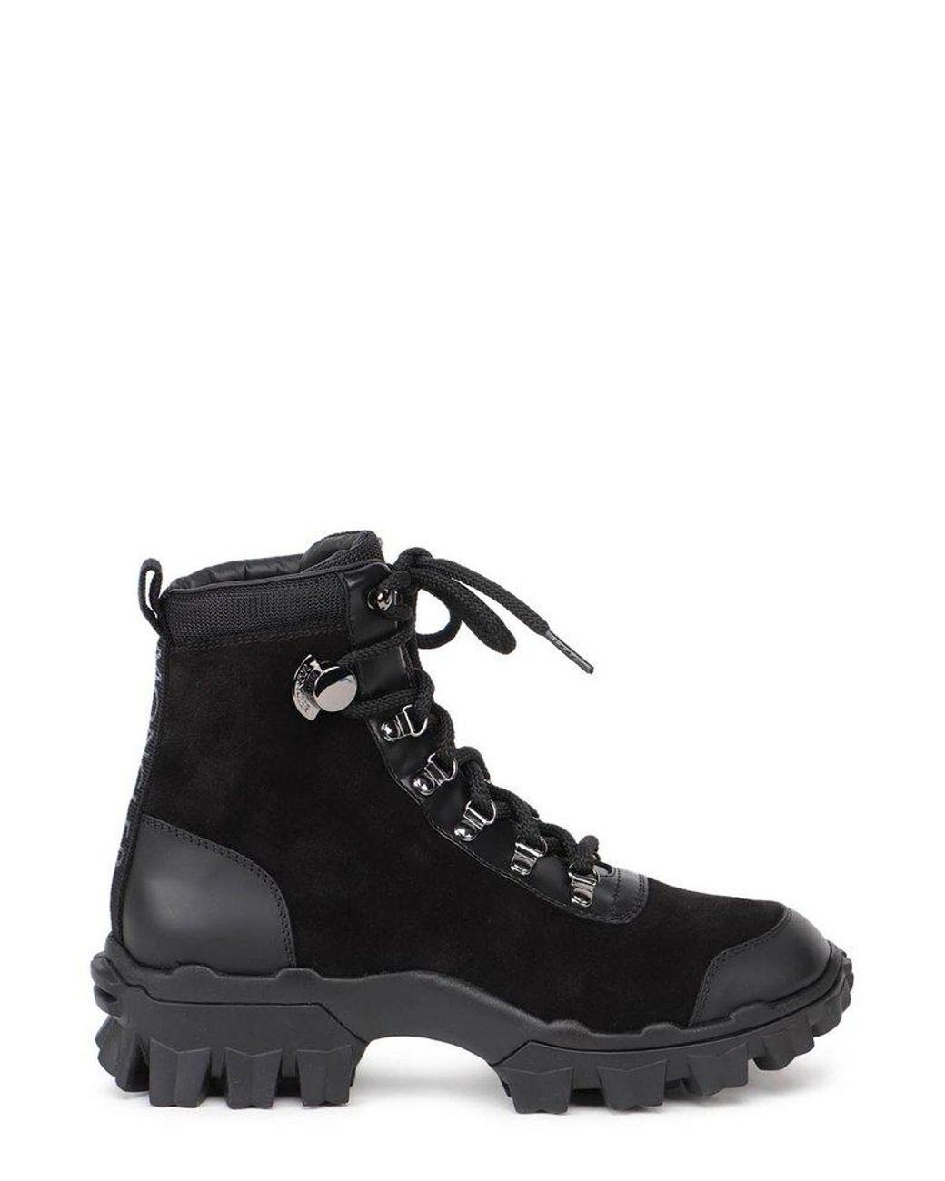 Moncler Helis Hiking Boots in Black | Lyst